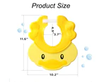 Baby Shower Cap for Kids Bath Visor Adjustable Toddler Shower Cap Multi-Purpose Bathing Cap for Protect Infants Toddler Eyes Ears