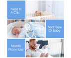 Baby Monitor Holder, Universal Camera Bracket Adjustable Flexible Camera Stand for Nursery Baby Monitor Bracket (Blue)