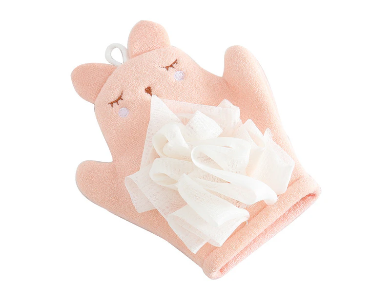 Baby Bath Mitt Washcloths Kids Wash Gloves Bath Body Scrub for Toddler