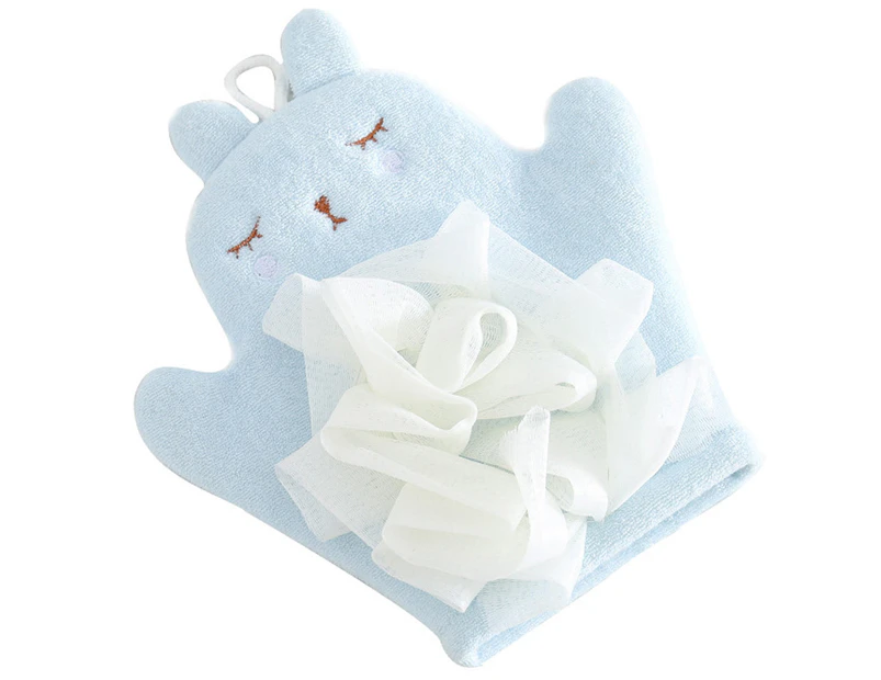 Baby Bath Mitt Washcloths Kids Wash Gloves Bath Body Scrub for Toddler