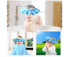 Safe Shampoo Shower Bathing Protection Bath Cap Soft Adjustable Visor Hat for Toddler, Baby, Kids, Children