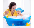 Shower cap children, shower cap baby, soft adjustable baby shower cap, with ear protection The face and eyes from water and shampoo Protects