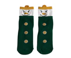 aerkesd 1 Pair Socks Medium Tube High Elasticity Breathable Decorative Gifts 3D Cartoon Xmas Stockings Ornaments Happy New Year Supplies-One Size B - B
