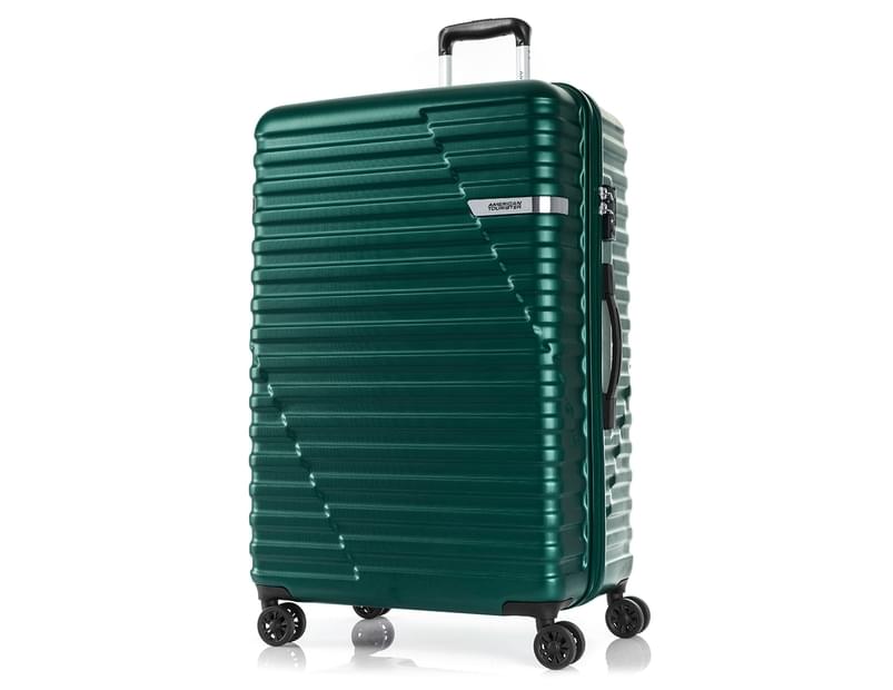 catch.com.au | American Tourister Sky Bridge 79cm Hardcase Luggage/Suitcase - Green