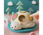 Baby Press Finger Toy Early Education Fruit Cognition Interactive Polar Bear Shape Finger Training  Toy for Kindergarten