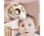 Baby Press Finger Toy Early Education Fruit Cognition Interactive Polar Bear Shape Finger Training  Toy for Kindergarten
