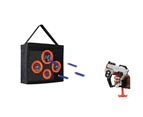 Portable Shooting Practice Target Storage Net Bag Game Accessories Kids Gift