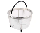 6 quarts Instant Pot Stainless Steel Steamer Basket With Silicone Wrapped Handle