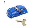 Classic Mini Iron Handmade Car Vehicle Wind Up Clockwork Collection Spring Toy - 3