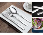 12-Piece Dinner Forks Set, 8 Inches, Dinner Forks Set, Food-Grade Stainless Steel Cutlery Forks, Mirror Polished, Dishwasher Safe