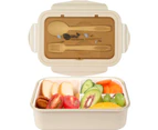 Lunch Box, Bento Boxes, Lunch Box, Leak Proof Lunch Boxes Kids and Adults, Bento Lunch Boxes with 3 Compartments and Cutlery