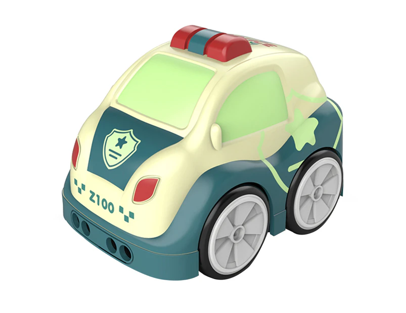 Cartoon Race Car Intelligent Smooth Edges Plastic Bright Color Remote Control Car for Kids - Green 2