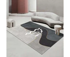 Modern Area Rug Carpet, Geometric Area Rugs Floor Carpet for Living Room, Contemporary Bedroom Tile Trellis Floorcover Indoor Carpet （100 x 200cm, FG-5647）