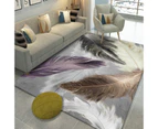 Modern Area Rug Carpet, Geometric Area Rugs Floor Carpet for Living Room, Contemporary Bedroom Tile Trellis Floorcover Indoor Carpet （100 x 200cm, FG-5672）