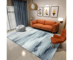 Modern Area Rug Carpet, Geometric Area Rugs Floor Carpet for Living Room, Contemporary Bedroom Tile Trellis Floorcover Indoor Carpet （100 x 200cm, FG-5776）