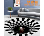 Modern Area Rug Carpet, Geometric Area Rugs Floor Carpet for Living Room, Contemporary Bedroom Tile Trellis Floorcover Indoor Carpet （100 x 200cm, FG-5838）