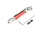 Metal RC Car Crawler Rear Drive Shaft Replacement for 1/12 WLtoys 12428 12423 - Red