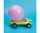 DIY Balloon Power Car Recoil Force Kit Technology Experiment Educational Kid Toy