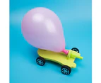 DIY Balloon Power Car Recoil Force Kit Technology Experiment Educational Kid Toy