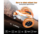 Kids 2.4G 4CH Watch Sensor Roll Flip Stunt RC Car 360 Degree Drift Robot Toy - Blue