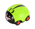 Cute Cartoon Animal Shape Fall Resistant Pushing Sliding Car Toys Kids Gift - Yellow