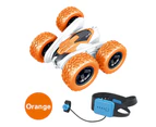 Kids 2.4G Gesture Sensor 4CH Roll Flip Stunt High Speed Drift Crawler RC Car Toy - Orange