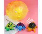 Blowing Dinosaurs Toy Cartoon Shape Creative Unzipped Toy Inflatable Animal Squeeze Toys Kids Toy