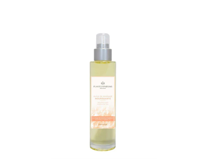 Plantes & Parfums 100ml Massage Oil - Nourishing with Apricot Kernel oil