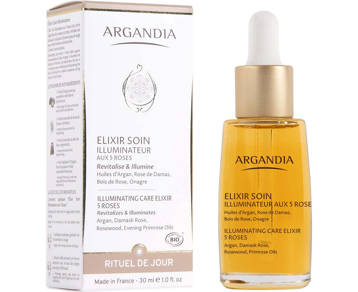 Argandia 30ml Illuminating Care Elixir 5 Roses Oil