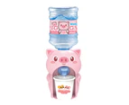 Cartoon Pig Mini Drinking Fountain Water Dispenser Kids Pretend Play House Toy