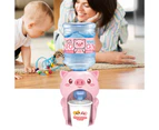 Cartoon Pig Mini Drinking Fountain Water Dispenser Kids Pretend Play House Toy