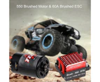 Brushed Motor Smooth Tough Corrosion-Resistant Precise Stable Metal Rock Crawler Motor ESC for 550