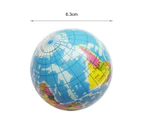 Bouncy Ball Globe Shape Odorless Polyurethane Stress Relief Toys for Parties