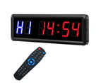 TODO 1.5" Digital Countdown Timer LED Interval Timer Clock Remote crossfit Gym MMA Fitness