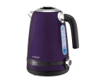 TODO 1.7L Stainless Steel Cordless Kettle Keep Warm Electric Led Water Jug - Purple