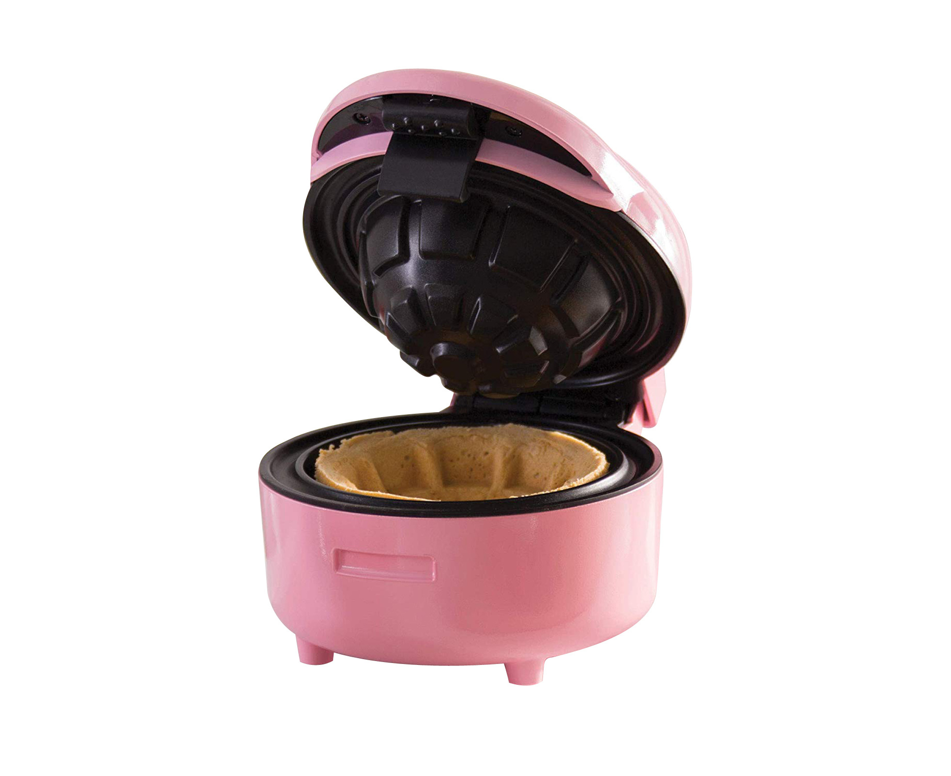TODO Waffle Bowl Maker Ice Cream Dessert Treat Maker Breakfast Bowl - Pink