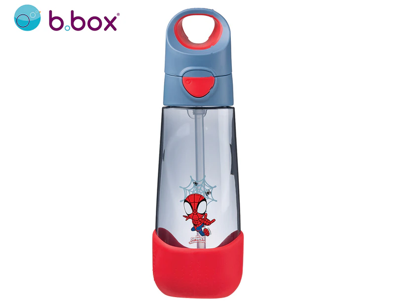 b.box 600mL Marvel Spidey Tritan Drink Bottle - Blue/Red/Clear/Multi