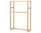 Ortega Home 2-Tier Bamboo Towel Rack - Natural