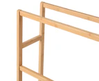 Ortega Home 2-Tier Bamboo Towel Rack - Natural