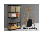 Giantz 1.5M Warehouse Racking Rack Storage Shelf Organiser Industrial Shelving Garage Kitchen Store Shelves Steel