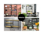 Giantz 1.5M Warehouse Racking Rack Storage Shelf Organiser Industrial Shelving Garage Kitchen Store Shelves Steel