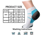7 pair Compression Socks Plantar Fasciitis for Women Men - Best for Athletic,Support,Flight Travel,Nurses,Hiking -L/XL - L/XL