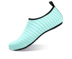 Water Sports Shoes Barefoot Quick-Dry  Yoga Socks Slip-on for Men Women$Water Shoes Women's Men's Outdoor Beach Swimming -Light blue 11.2 in - Light blue
