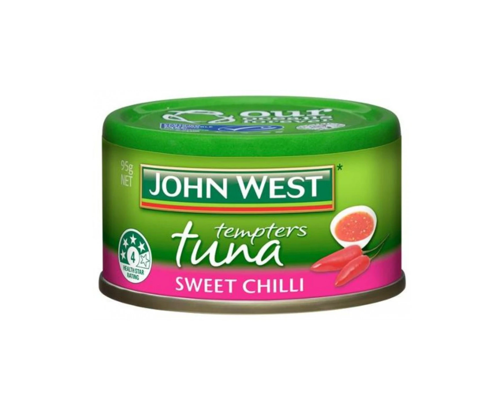 John West Sweet Chilli Tuna Tempters 95gm x 24