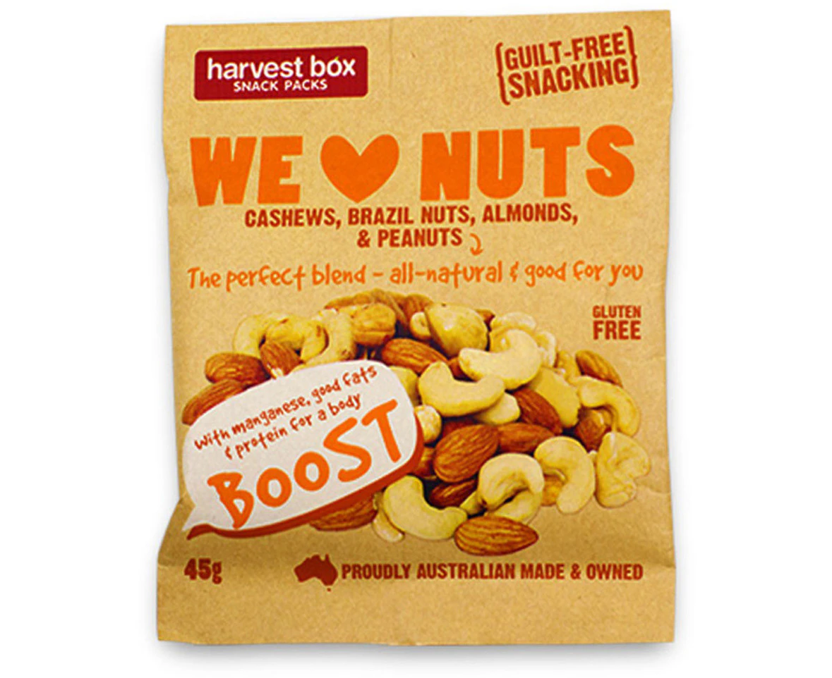 Harvest Box We Luv Nuts 45g x 10