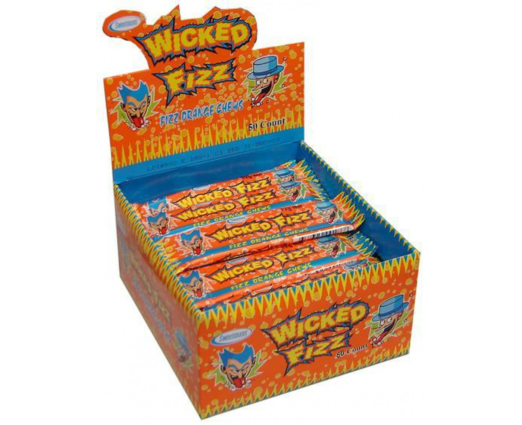 Sweetmans Wicked Fizz Orange 12g x 60