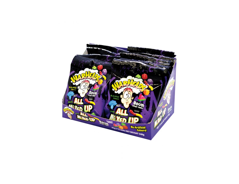 Warheads All Mixed Up 45g x 12