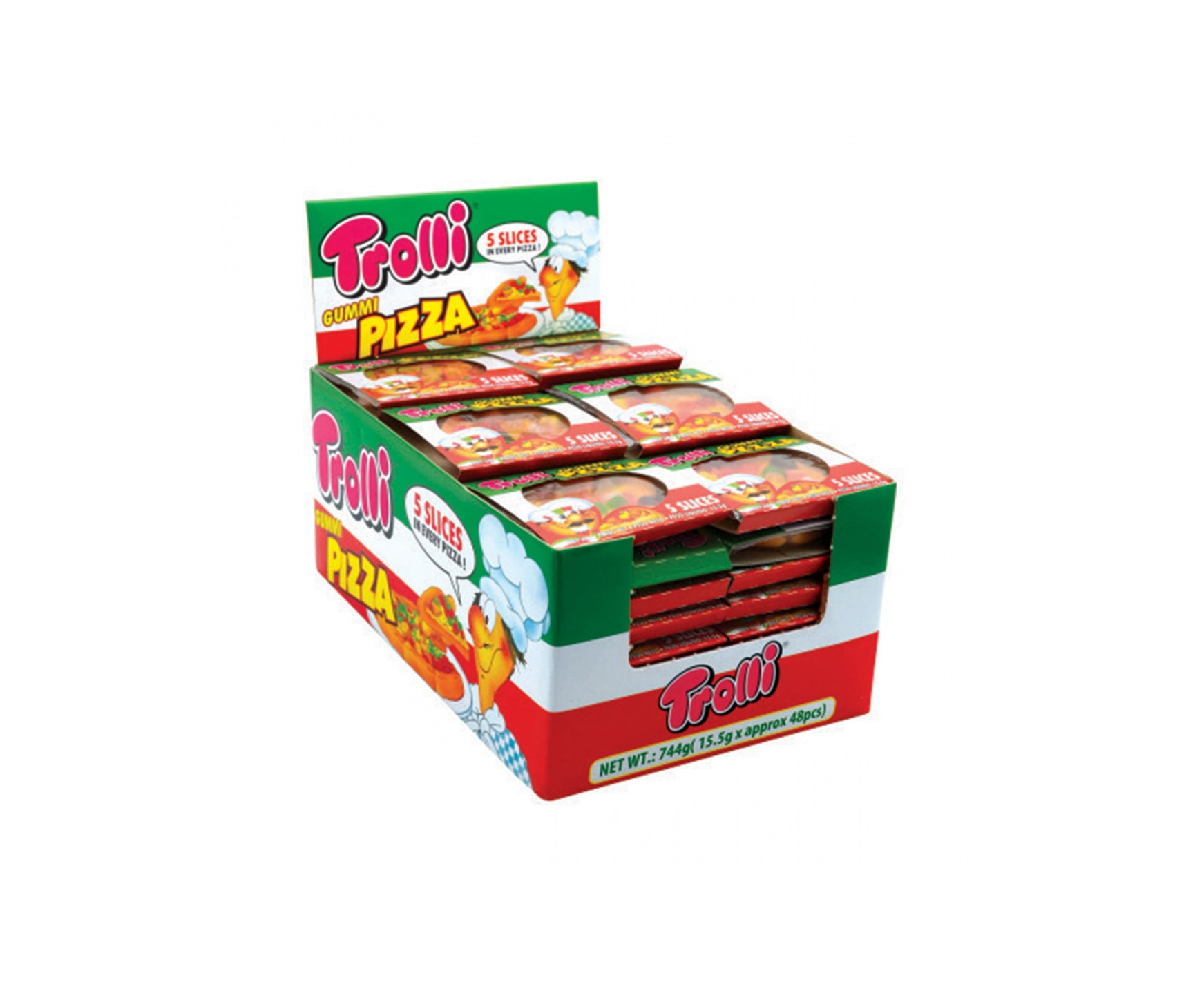 Sachet 100g candy pizza Trolli