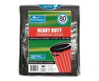 Cast Away Garbage Bags Heavy Duty Easy-pick Black 72-8l 25s x 10