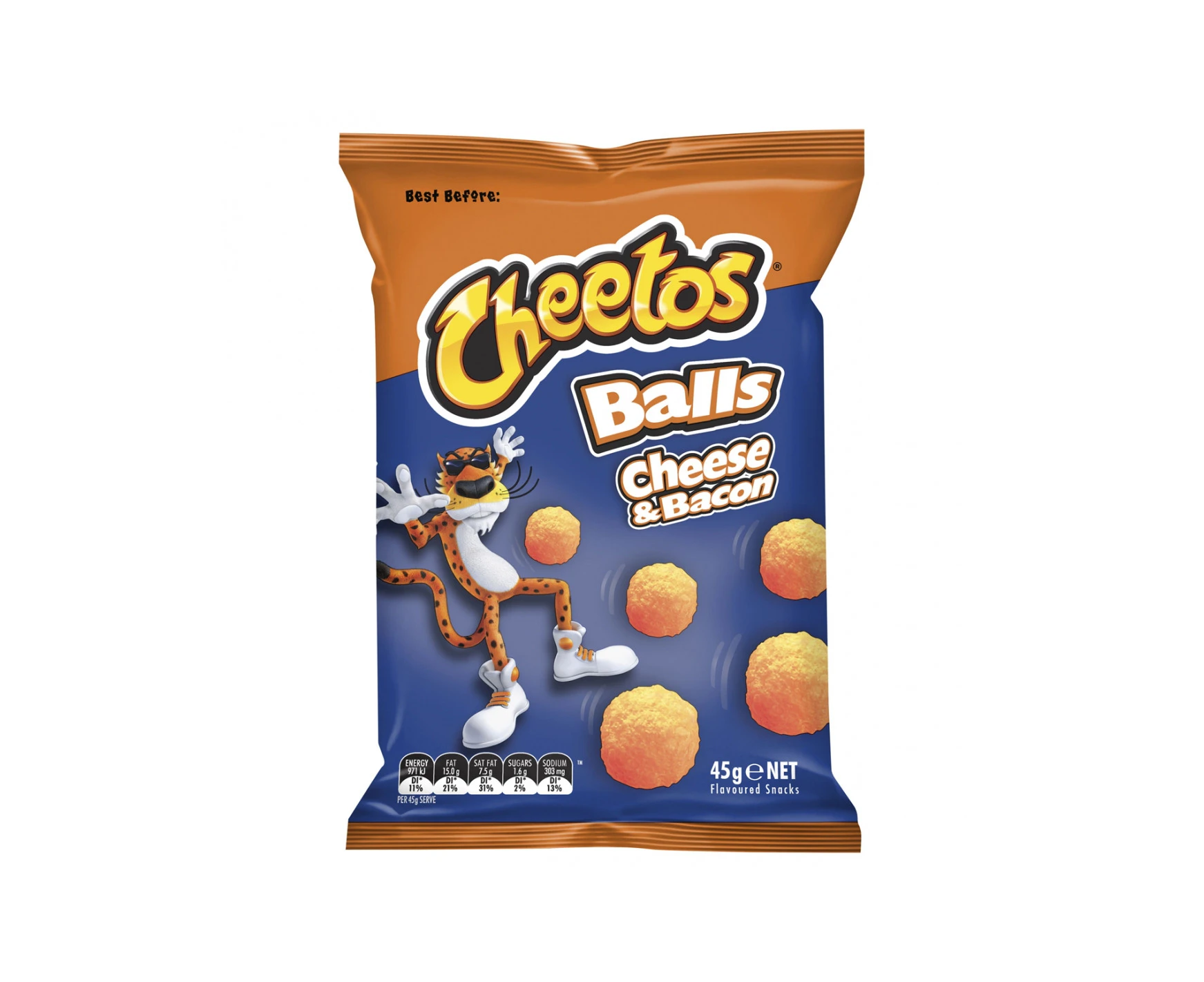 Cheetos Cheese & Bacon Balls 45g x 18